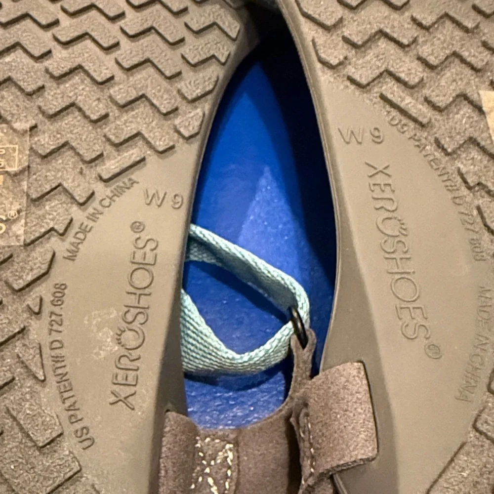 Xero Shoes Z-Trek Sandals W9 NEW Barefoot Minimalist Hiking Blue - Picture 2 of 7